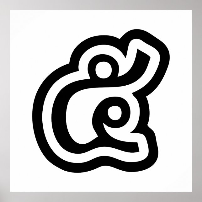 Thailand Nummer 5 / Fünf / ๕ (Haa/Ha) Thailändisch Poster (Vorne)