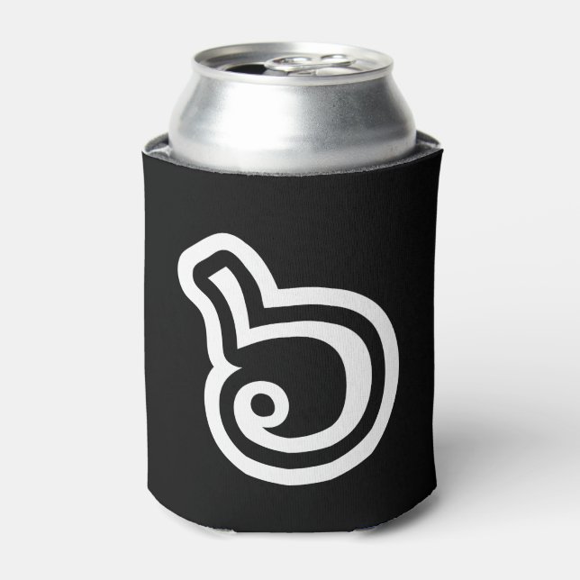 Thailand Nummer 6 / Sechs / ๖ (Ho/Hok) Thailändisc Dosenkühler (Kanne Vorderseite)