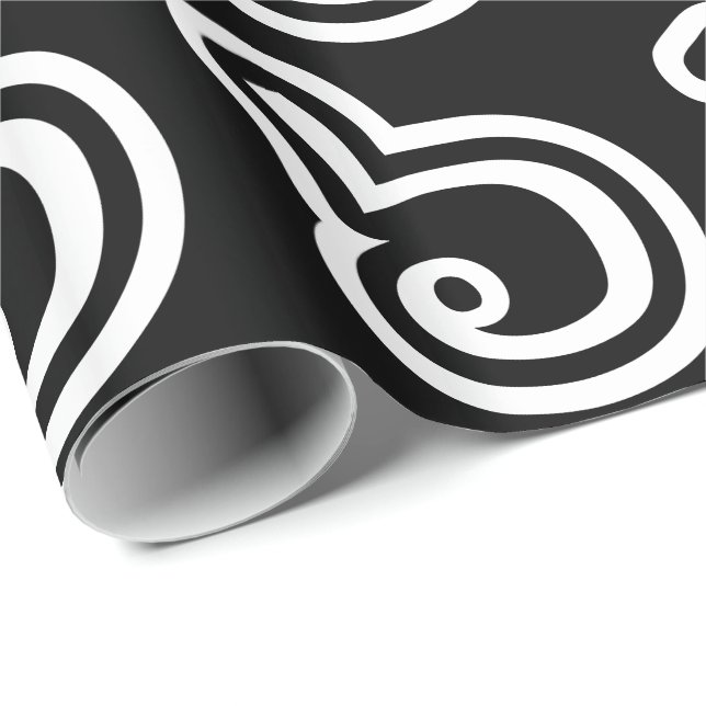 Thailand Nummer 6 / Sechs / ๖ (Ho/Hok) Thailändisc Geschenkpapier (Rolleneckpunkt)