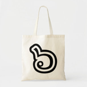 Thailand Nummer 6 / Sechs / ๖ (Ho/Hok) Thailändisc Tragetasche