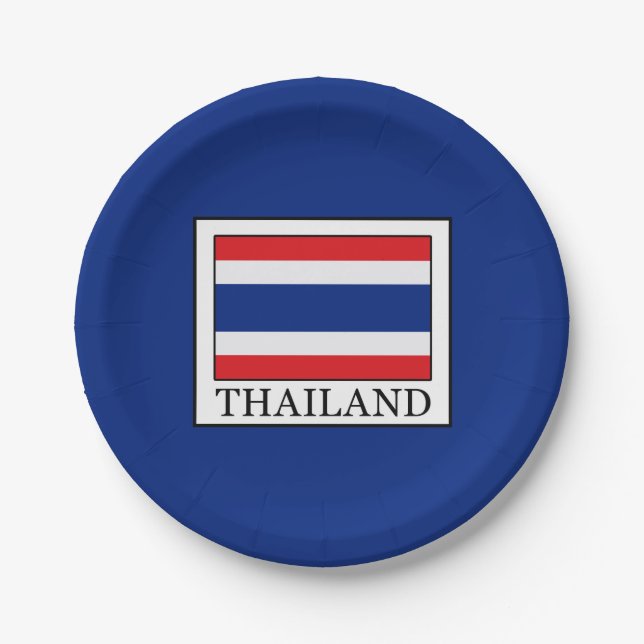 Thailand Pappteller (Vorderseite)