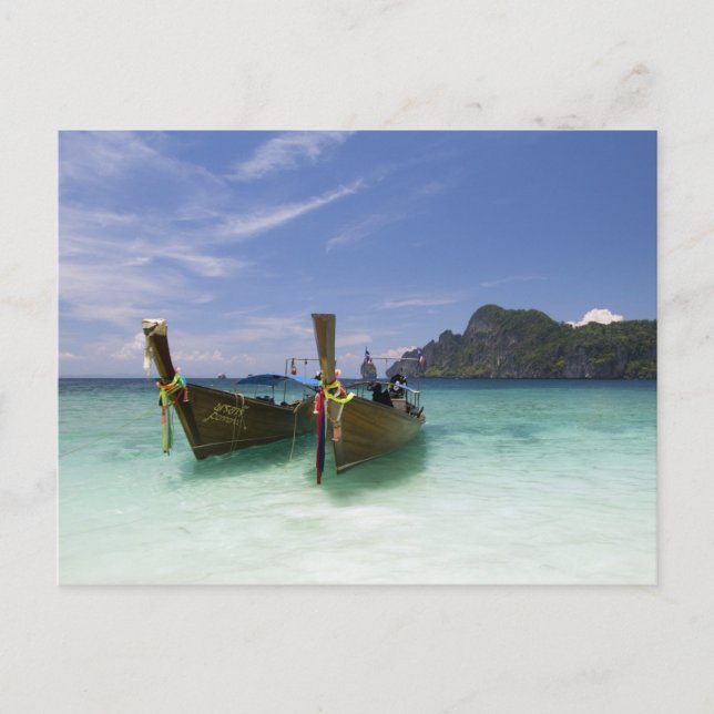 Thailand, Phi Phi Don Island, Yong Kasem Beach, Postkarte (Vorderseite)