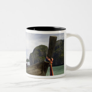 Thailand, Phi Phi Lay Insel, Maya Bay. Zweifarbige Tasse