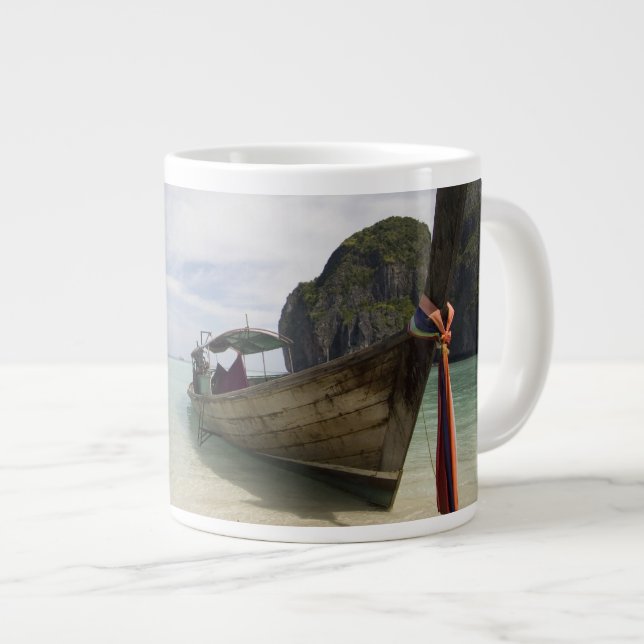 Thailand, Phi Phi Lay Island, Maya Bay. Jumbo-Tasse (Vorderseite Rechts)
