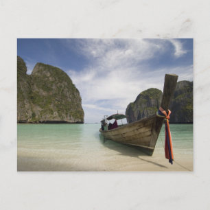 Thailand, Phi Phi Lay Island, Maya Bay. Postkarte