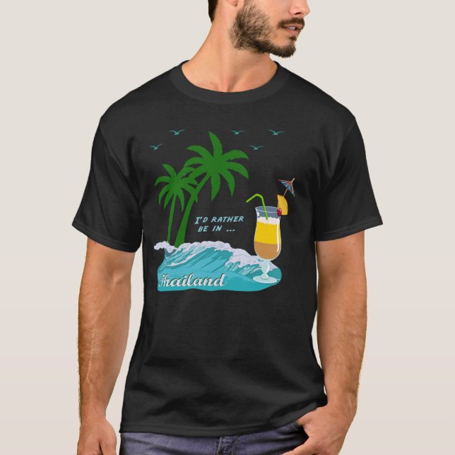 Thailand Phuket Koh Samui Phangan Phi Phi Pattaya T-Shirt (Vorderseite)