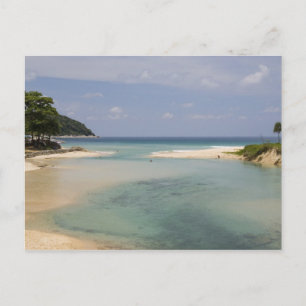 Thailand, Phuket, Nai Harn Strand. Postkarte