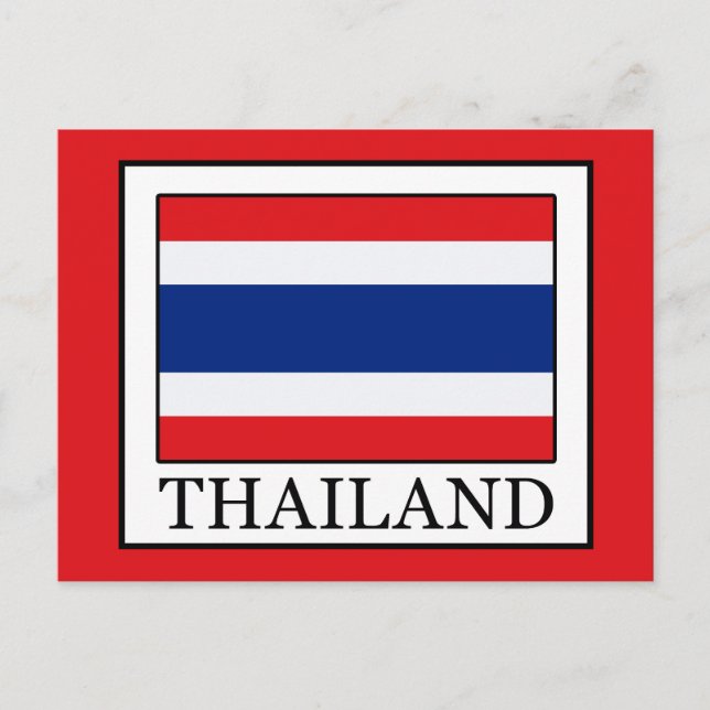 Thailand Postkarte (Vorderseite)