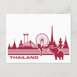 Thailand Postkarte