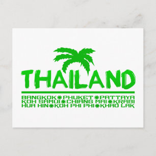 Thailand Postkarte