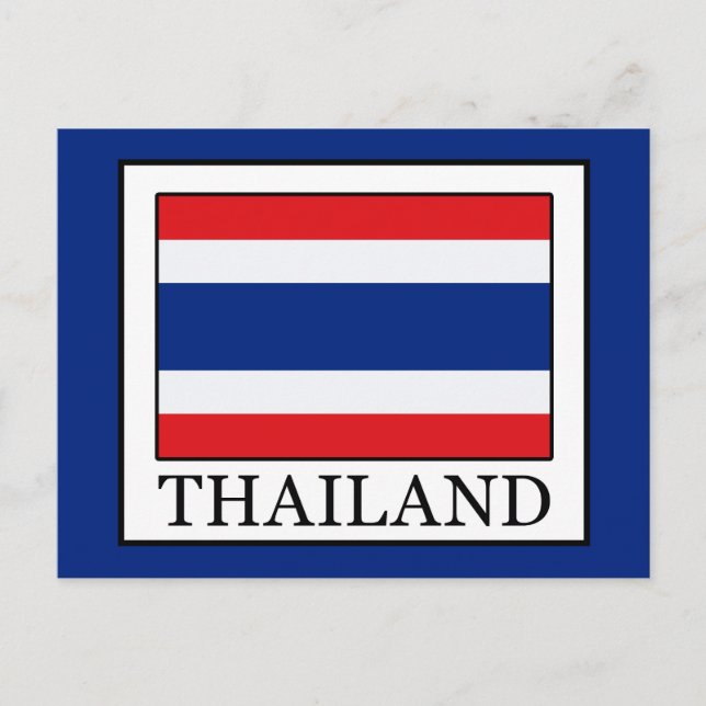 Thailand Postkarte (Vorderseite)