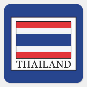 Thailand Quadratischer Aufkleber