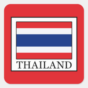 Thailand Quadratischer Aufkleber