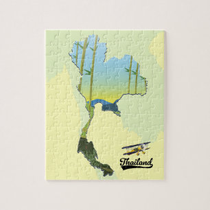 Thailand Reiseplan Puzzle
