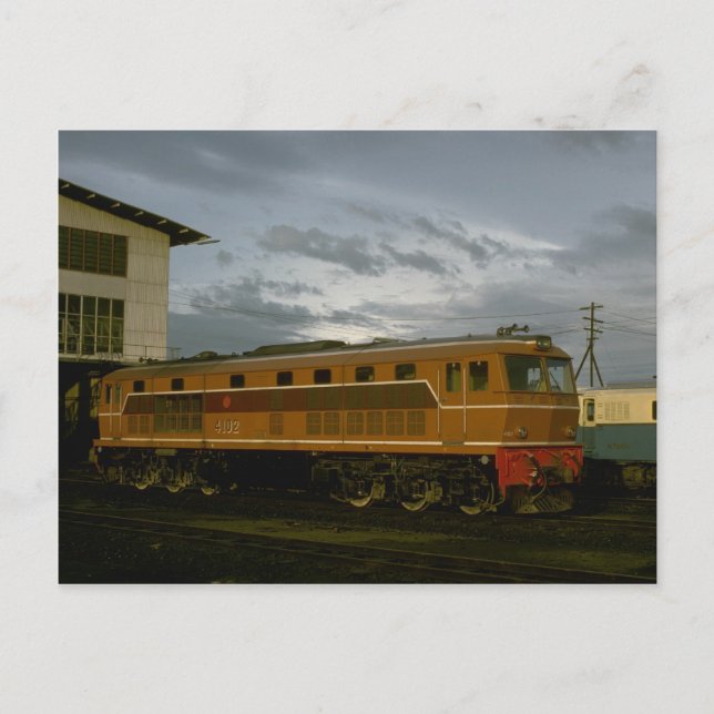 Thailand, RS Rys Diesel Road Unit Postkarte (Vorderseite)