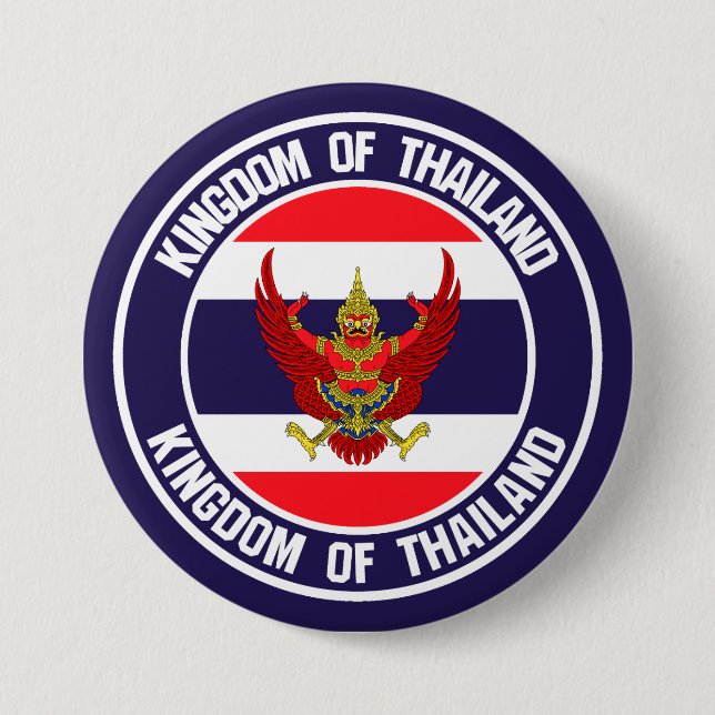 Thailand-RundEmblem Button (Vorderseite)
