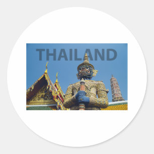 Thailand Runder Aufkleber