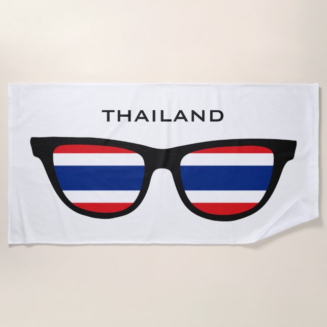 THAILAND schattiert kundenspezifisches Strandtuch (Vorderseite)