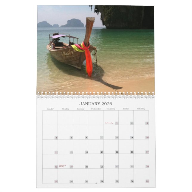 Thailand setzt Kalender 2012 auf den Strand (Jan 2026)