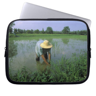 Thailand, Sukhothai. Reisbauer. HR. Laptopschutzhülle