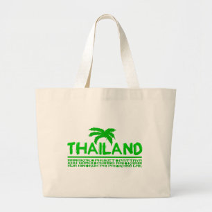 Thailand-Tasche - wählen Sie Stil & Farbe Jumbo Stoffbeutel