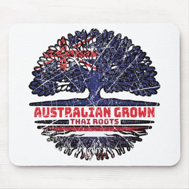 Thailand Thai Australier Australien Baum Wurzeln F Mousepad (Vorne)