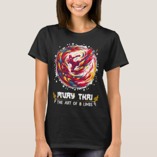Thailand Thai-Boxen MMA Kunst der acht Gliedmaßen T-Shirt