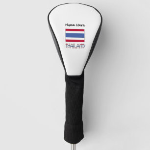 Thailand Thai-Flagge Personalisiert Golf Headcover