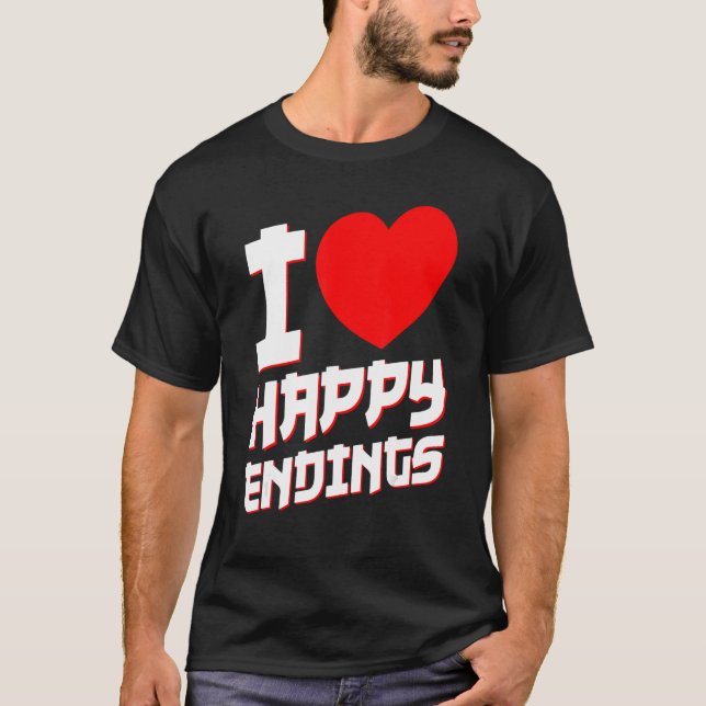 Thailand Thai Happy Endings Buddha Phuket Bangkok T-Shirt (Vorderseite)