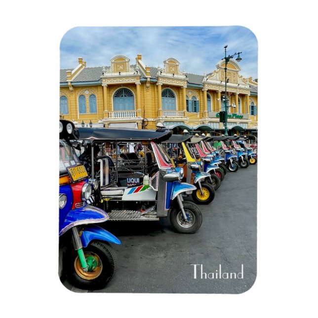 Thailand Tuk Tuk Magnet (Vertikal)