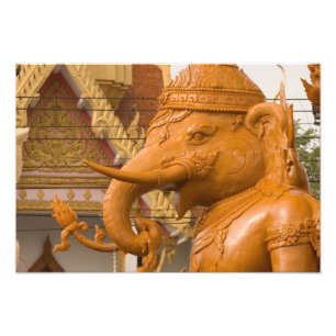 Thailand, Ubon Ratchathani, Kerzenfestival, Fotodruck