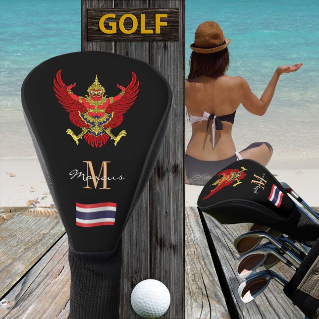 Thailand und Thai Flag Mit Monogramm Golfclubs Abd Golf Headcover (Von Creator hochgeladen)