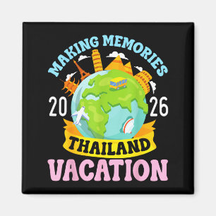 Thailand Urlaub 2026 Reise Erinnerungen Schaffen F Magnet