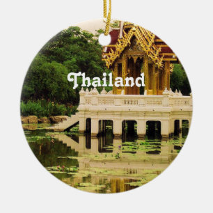 Thailand-Wasser-Garten Keramikornament