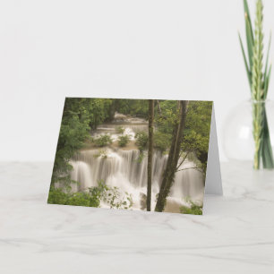 Thailand, Wasserfall Huai Mae Khamin Karte