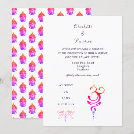 Thailand Wedding Destination Einladung