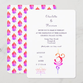 Thailand Wedding Destination Einladung