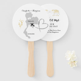 Thailand Wedding Destination Fächer