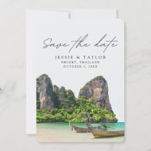 Thailand Wedding Phuket Foto Save the Date Einladung