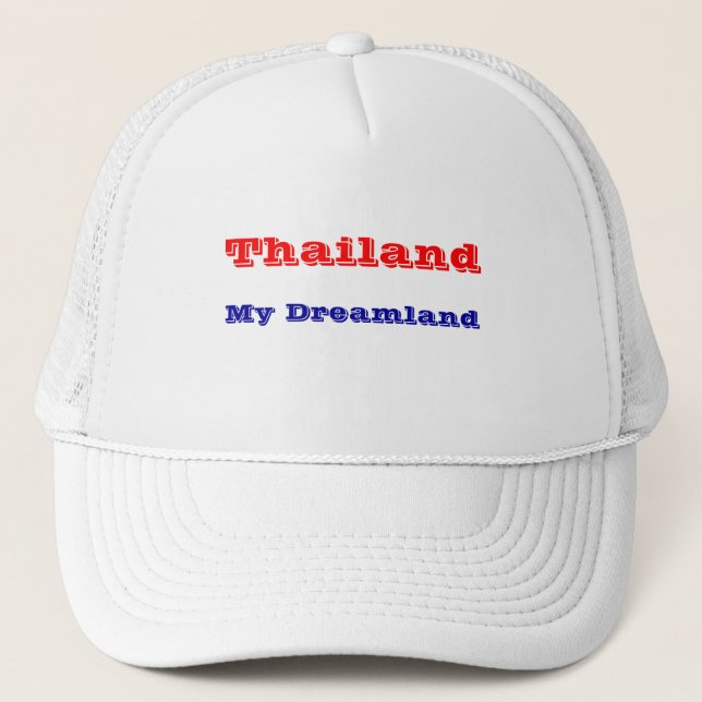 Thailand Zuhause Truckerkappe (Vorderseite)