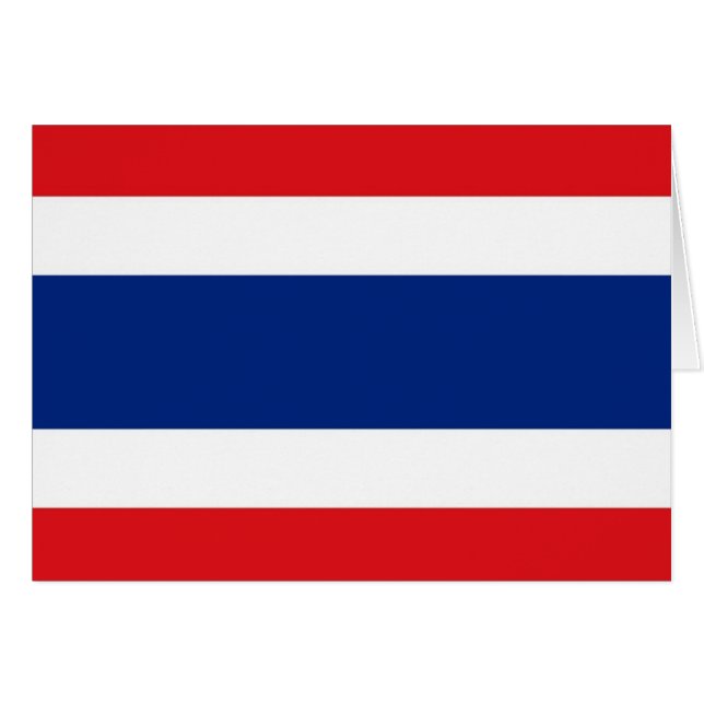 Thailändische Flagge (Vorderseite (Horizontal))