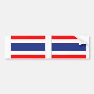 Thailändische Flagge Autoaufkleber