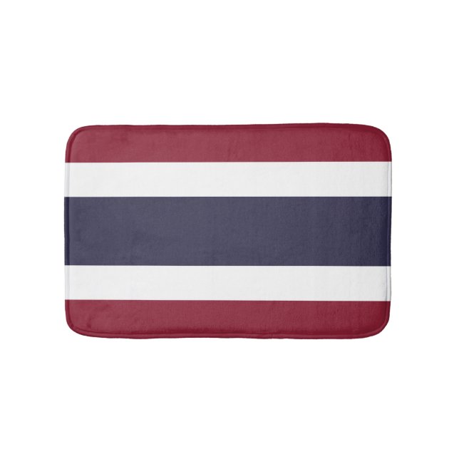Thailändische Flagge Badematte (Vorderseite)