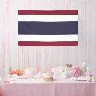 Thailändische Flagge Banner