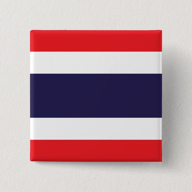 Thailändische Flagge Button (Vorderseite)