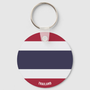 Thailändische Flagge Charming Patriotic Schlüsselanhänger