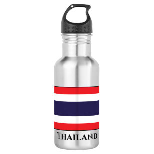 Thailändische Flagge Edelstahlflasche
