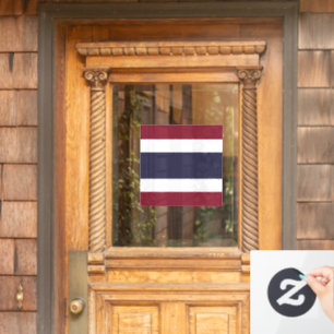 Thailändische Flagge Fensteraufkleber