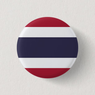 Thailändische Flagge, Flagge Thailands Button