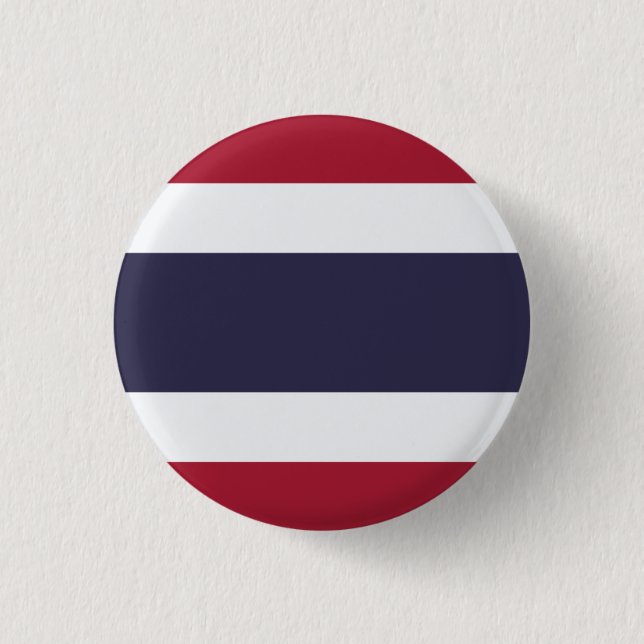 Thailändische Flagge, Flagge Thailands Button (Vorderseite)